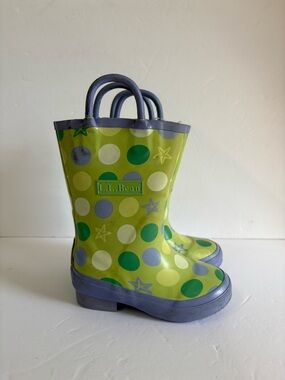 LL Bean Toddlers' Puddle Stompers Rain Boots Size 7